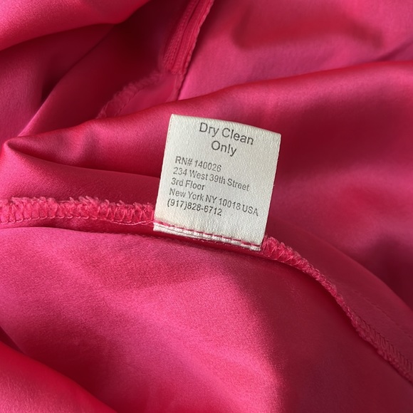 Parker Elana Silk Mini Dress Pink Small NWOT - Picture 8 of 12